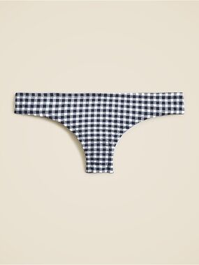 J.CREW Heritage bikini bottom in classic gingham